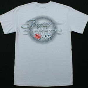 Corvette Stingray T-Shirt Light Gray NWT